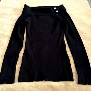 Whitehouse Blackmarket Cowl neck Black Sweater